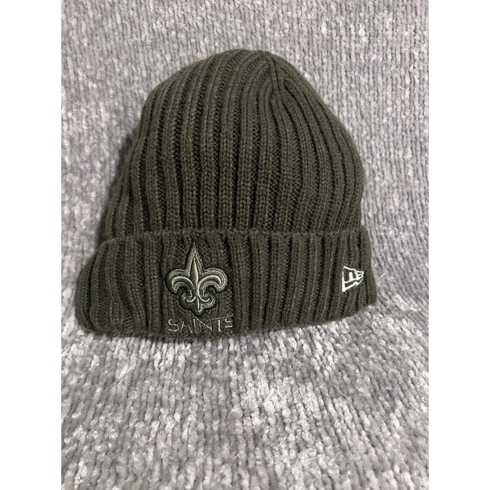 Authentic New Era New Orleans Saints Knit Beanie Cold Weather Hat (012)